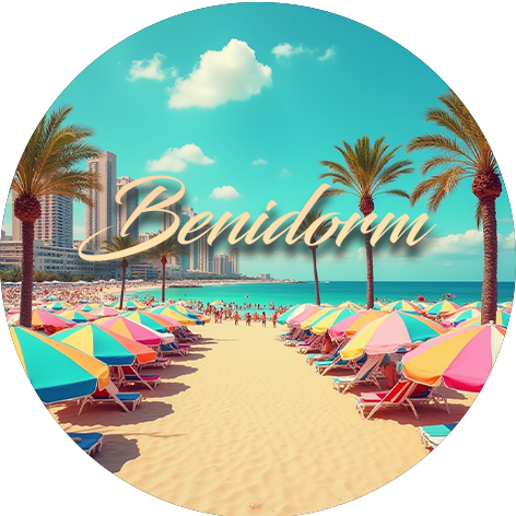 Benidorm Beach Paradise Lollipop – Sun, Sand & Relaxation-image