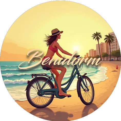 Benidorm Bicycle Dream Lollipop – A Golden Hour Ride-image
