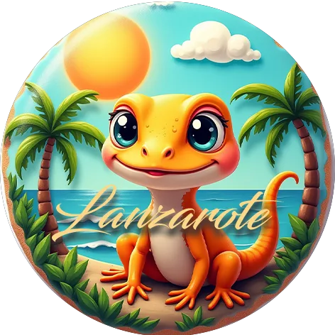Lanzarote Gecko Lollipop – A Tropical Island Charm!-image
