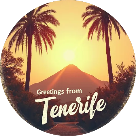 Sunset Silhouette – Greetings from Tenerife-image
