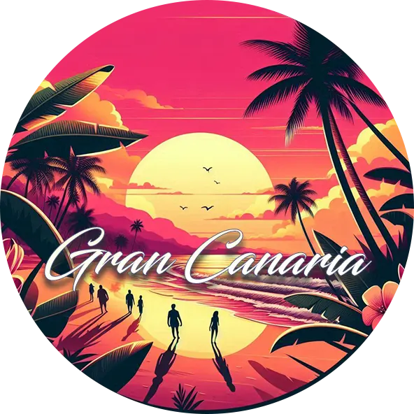 Golden Sunset Stroll – Gran Canaria Reflections-image