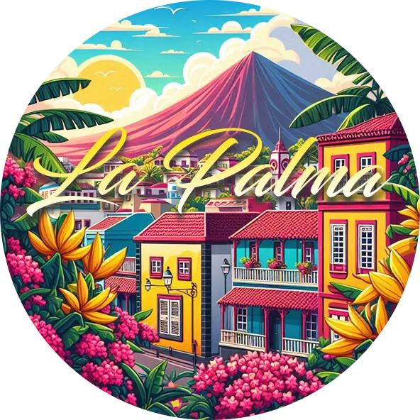 Colorful Charm – Streets of Los Llanos de Aridane-image